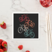 自転車カラフル スタンダードカクテルナプキン (インサイチュ)