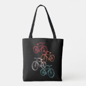 自転車カラフル トートバッグ (裏面)