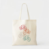 自転車カラフル トートバッグ (正面)