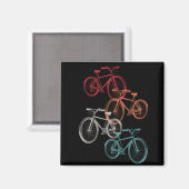 自転車カラフル マグネット (正面/裏面)