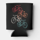 自転車カラフル 缶クーラー (正面)