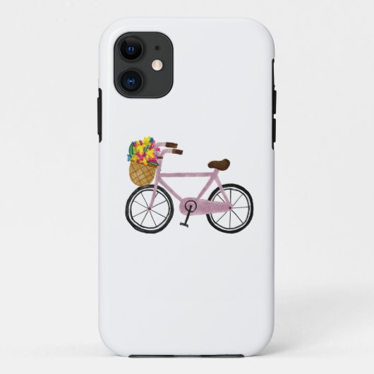 自転車キュート 自転車 iPhone 11 ケース Case-Mate iPhoneケース (裏面)