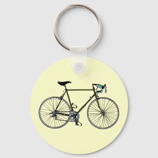 自転車キーチェーン キーホルダー (正面)