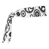 自転車ギアサイクリングチェーン白黒技術者 タイヘッドバンド (回転270)