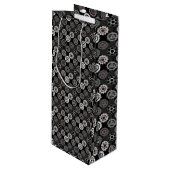 自転車ギアパターン01x4.b ワインギフトバッグ (正面アングル)