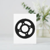 自転車ギア ポストカード (スタンド正面)
