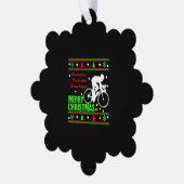 自転車クリスマスシャツ オーナメントカード (左)