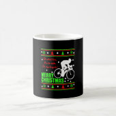 自転車クリスマスシャツ コーヒーマグカップ (中央)
