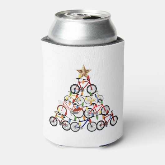 自転車クリスマスツリーオーナメントギフト 缶クーラー (缶裏面)