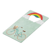 自転車クレジットカードボトルオープナー クレジットカード栓抜き (正面アングル)