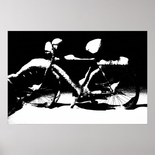 自転車クローズアップグラフィックポスター ポスター (正面)