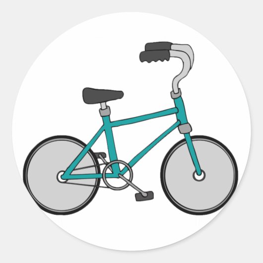 自転車クールのシール ラウンドシール (正面)