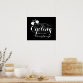 自転車クールのスポーツをテーマにした装飾 ポスター (キッチン)