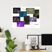 自転車コラージュ ポスター (ホームオフィス)