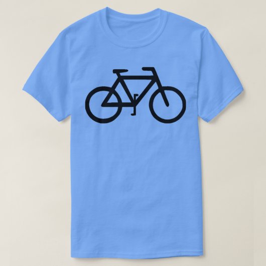 自転車サイクリストバイクもしくは自転車に乗る人 Tシャツ (デザイン正面)