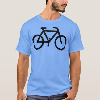 自転車サイクリストバイクもしくは自転車に乗る人 Tシャツ