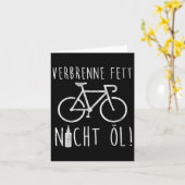 自転車サイクリスト自転車コミューター環境保護目標 カード (黄色い花)