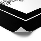 自転車サイクリングのまわりにロンドンラインアート ポスター (角)