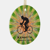 自転車サイクリングオーナメント セラミックオーナメント (右)