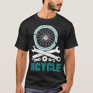 自転車サイクリングサイクリストサイクリングタンデム Tシャツ