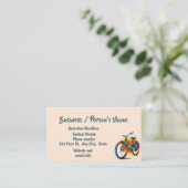 自転車サイクリングサイクリングクラスカスタムビジネス 名刺 (スタンド正面)