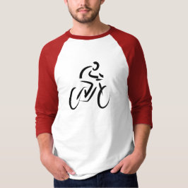 自転車サイクリングデザインTシャツ Tシャツ