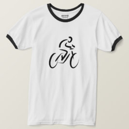 自転車サイクリングデザインTシャツ Tシャツ