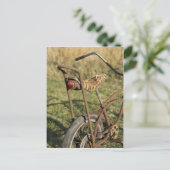 自転車サイクル自転車サイクリングバナナクルーザー ポストカード (スタンド正面)