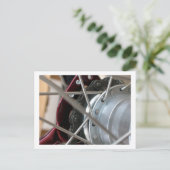 自転車サイクル自転車サイクリング後輪スポーク ポストカード (スタンド正面)