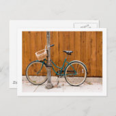自転車サイクル自転車サイクリング柵 ポストカード (正面/裏面)