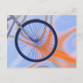 自転車サイクル – 自転車の車輪 ポストカード (正面)