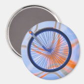 自転車サイクル – 自転車の車輪 マグネット (正面/裏面)