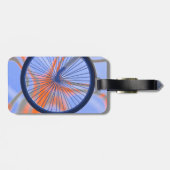 自転車サイクル – 自転車の車輪 ラゲッジタグ (裏面横)