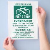自転車サイン、チャリティバイクタソンイベント チラシ (手)