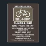 自転車サイン、チャリティバイクタソンイベント チラシ<br><div class="desc">自転車の看板、チャリティバイクのイベントのチラ広告ーはビジネスカードストアによって。</div>