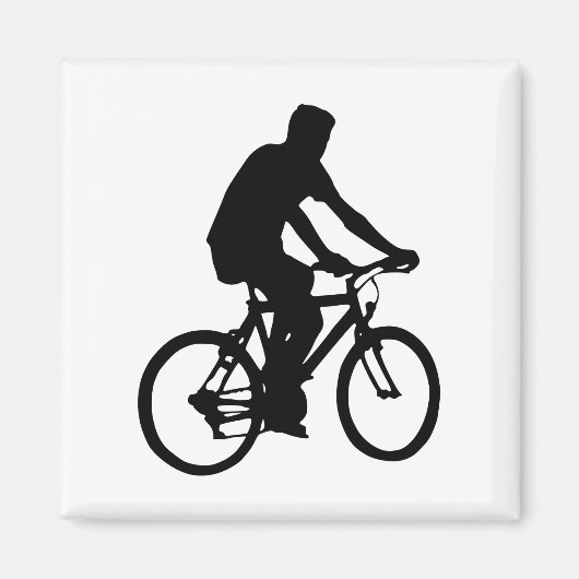 自転車シルエット マグネット (正面)