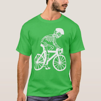 自転車スケルトン Tシャツ