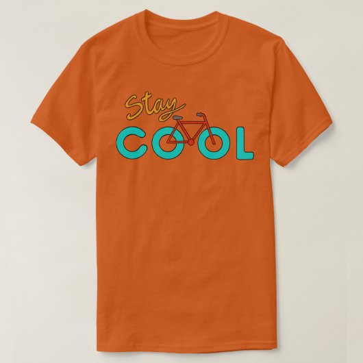 自転車ステークールシ Tシャツ (デザイン正面)