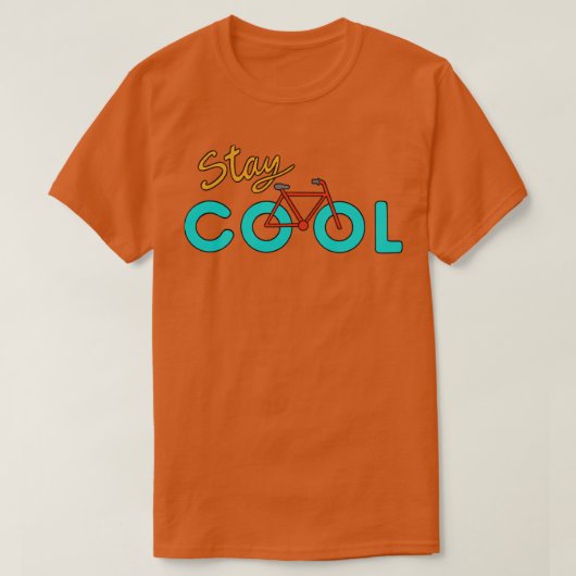 自転車ステークールシ Tシャツ (デザイン正面)