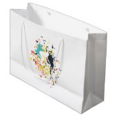 自転車ダウンヒルカラスプラッシュ ラージペーパーバッグ (正面アングル)