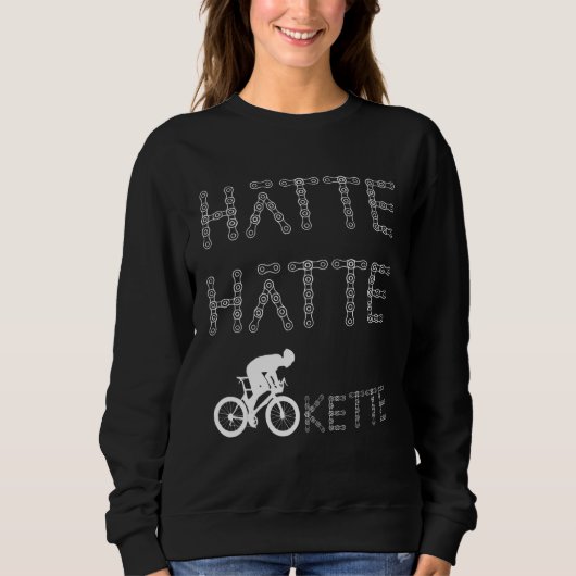 自転車チェーンBmxサイクリスト下りヒルバイク スウェットシャツ (正面)