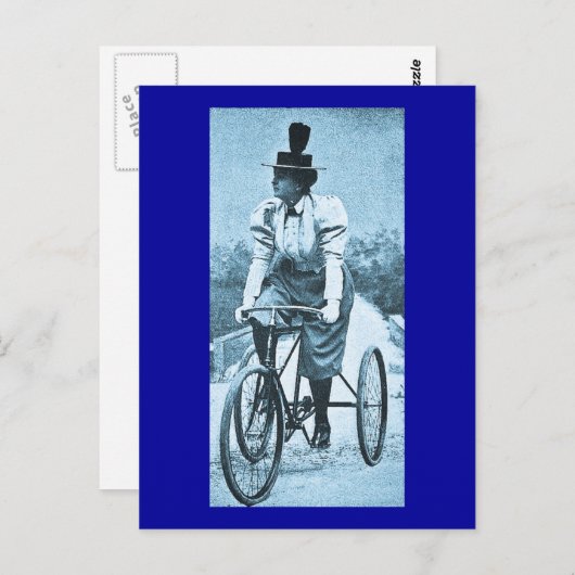 自転車ツアー ヴィンテージ ポストカード (正面/裏面)