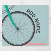 自転車テーマパーティカスタムー文字 ビールラベル (シングルラベル)