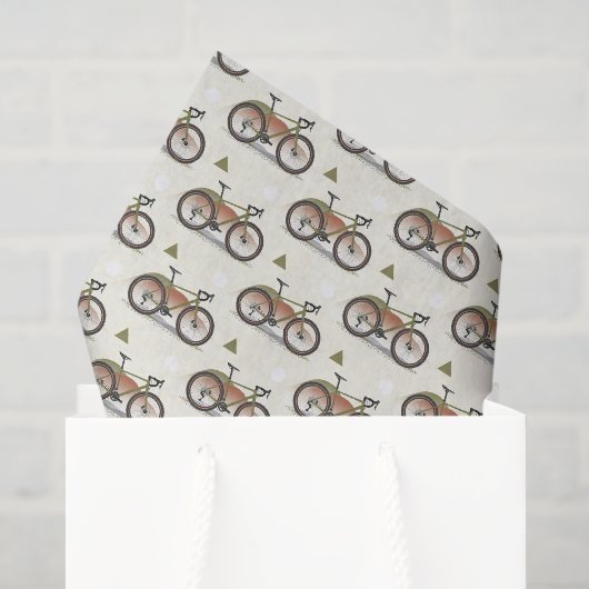 自転車デコパージュティッシュペーパー 薄葉紙 (ギフトバッグ)