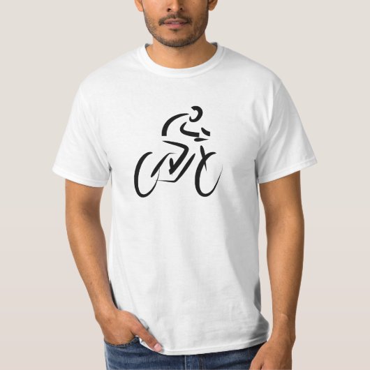 自転車デザインシャツ Tシャツ (正面)