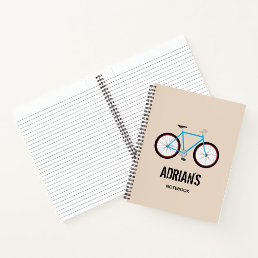 自転車デザインノートJournal Sketchbook ノートブック (内部)