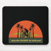 自転車デザイン口 マウスパッド (正面)