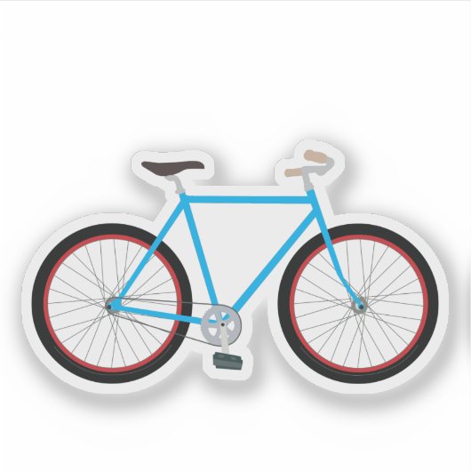 自転車デザイン シール (正面)