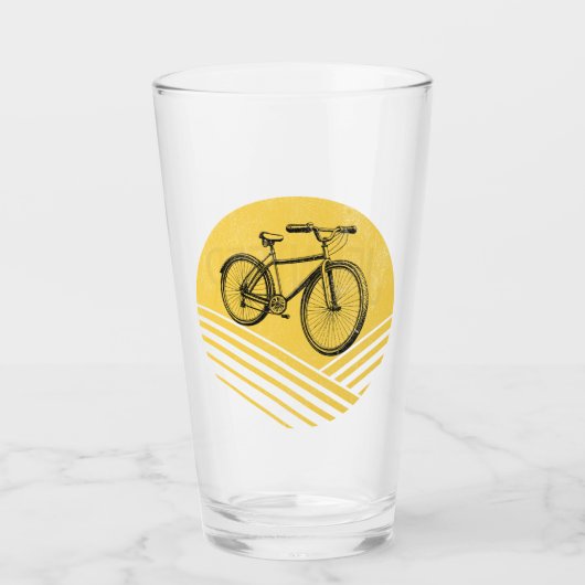 自転車デザイン タンブラーグラス (正面)