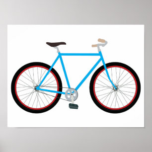 自転車デザイン ポスター